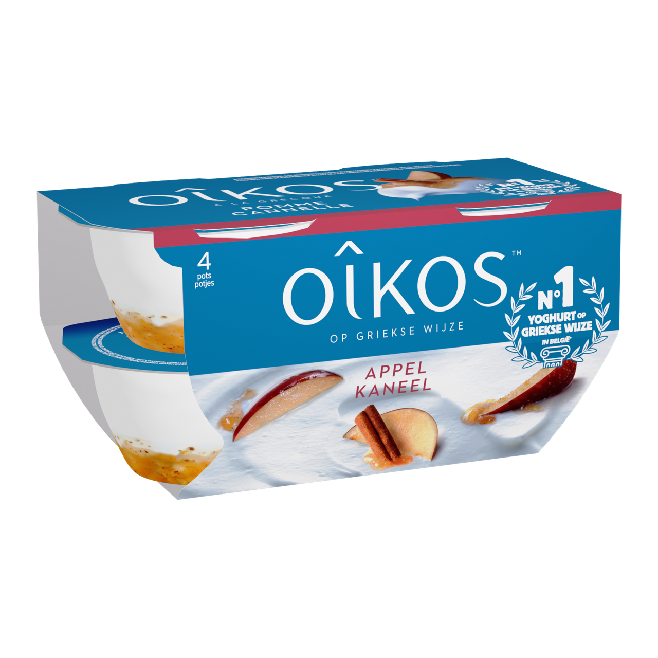 Oikos Apple Cinnamon Yogurt Pack